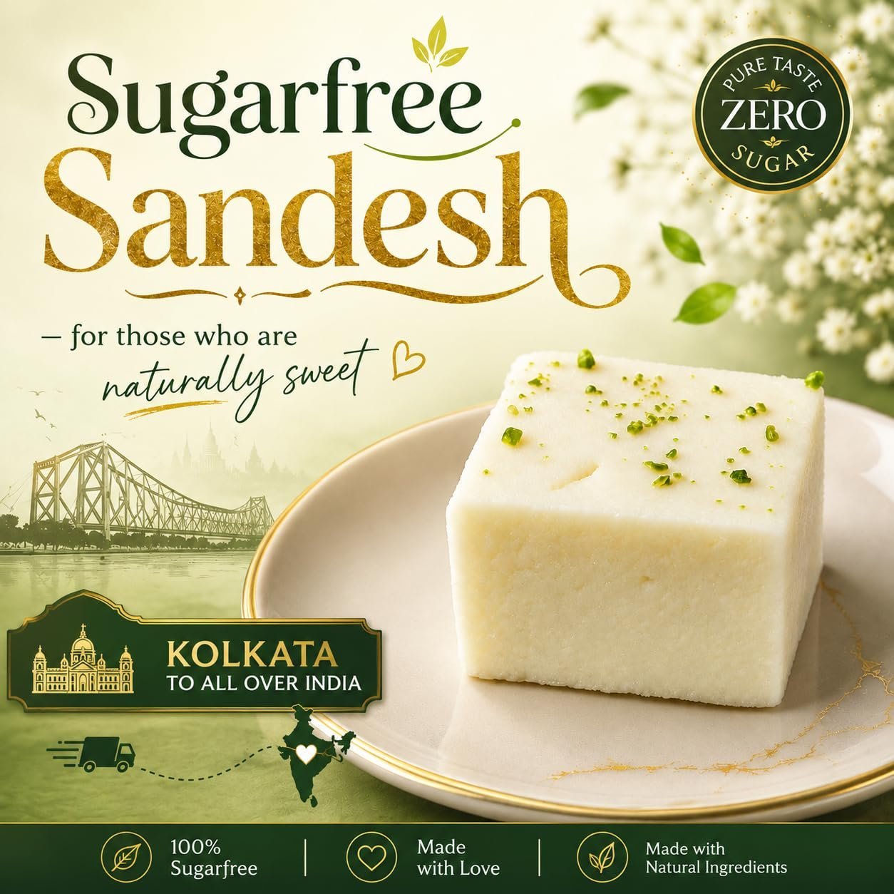 Sugarfree Sandesh - The Guilt-Free Indulgence from the Heart of Bengal
