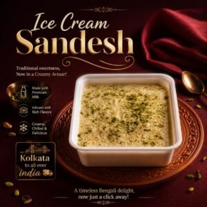 Ice Cream Sandesh - The Chilled, Creamy, and Modern Delight