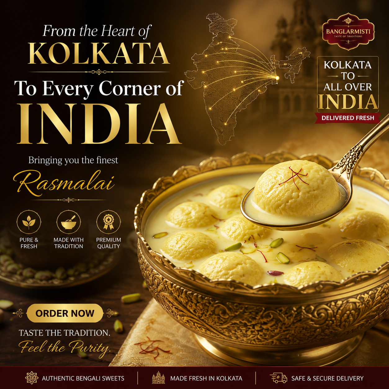 Rasmalai - The Royal Crown Jewel of Traditional Bengali Sweets